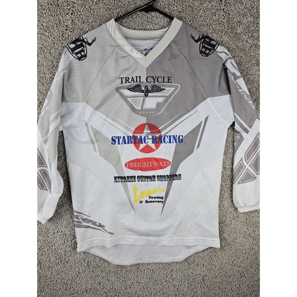 Fly Racing Kinetic 805 Motorcross Jersey Long Sleeve Shirt Size Youth Large‎ - Picture 10 of 14